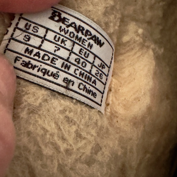 GUC BearPaw Women's Plush Lined Burgundy‎ Boots Size 9 - Picture 7 of 7